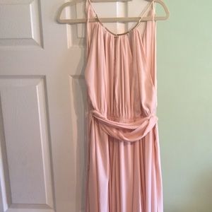 COPY - Lulu’s halter bridesmaid dress